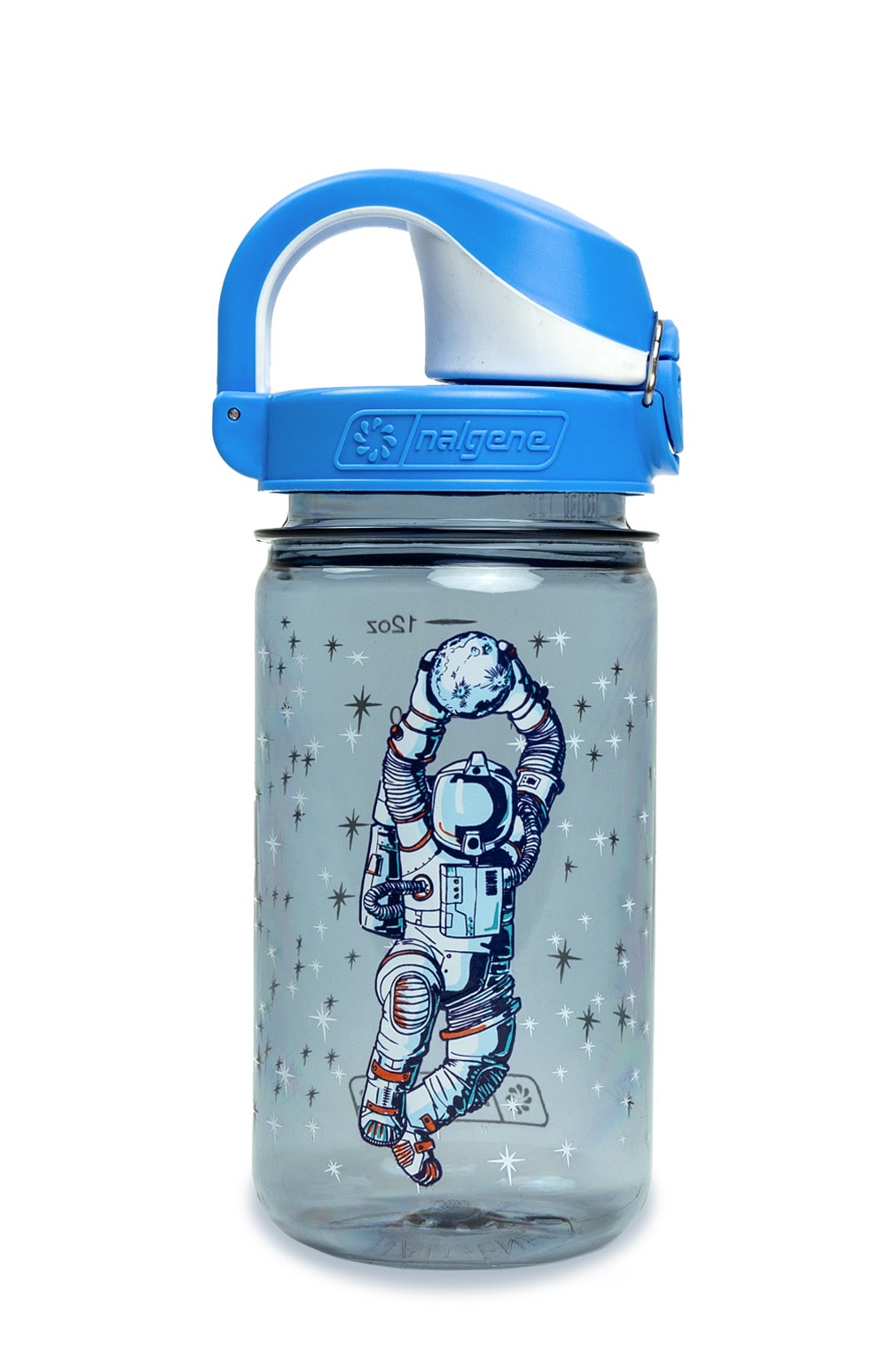 Nalgene product detail: 12oz On-The-Fly Kids Lock-Top Bottle with Graphics X0 — 12oz On-The-Fly Kids Lock-Top Bottle with Graphics