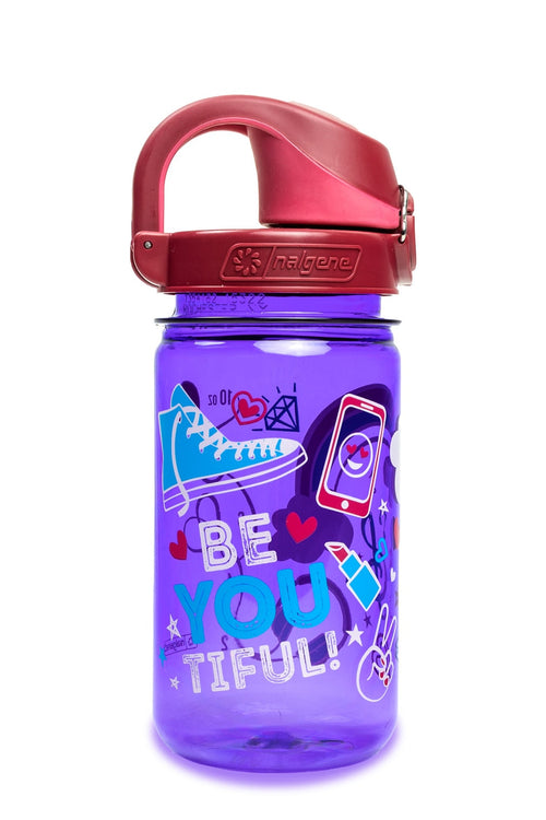 Nalgene product image: 12oz On-The-Fly Kids Lock-Top Bottle with Graphics A5 — 12oz On-The-Fly Kids Lock-Top Bottle with Graphics