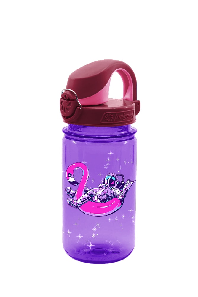 Nalgene product image: 12oz On-The-Fly Kids Lock-Top Bottle with Graphics X0 — 12oz On-The-Fly Kids Lock-Top Bottle with Graphics
