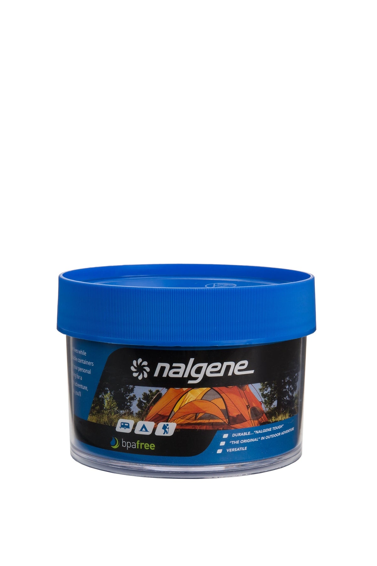 Nalgene product detail: 16oz Storage Jar – Blue Lid C1 — 16oz Storage Jar – Blue Lid