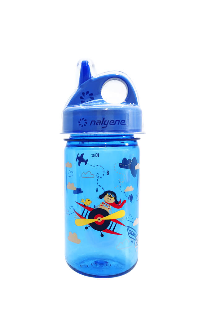 Nalgene product view: 12oz Kids Grip-N-Gulp with Graphics P1 — 12oz Kids Grip-N-Gulp with Graphics