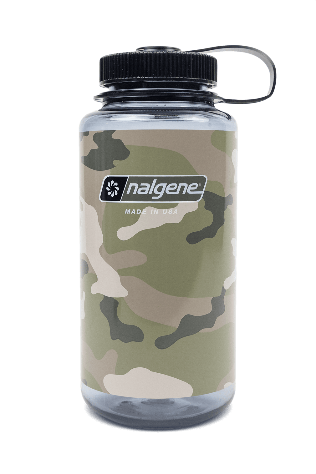 Nalgene product view: 32oz Wide Mouth Camo Print Bottles U5 — 32oz Wide Mouth Camo Print Bottles