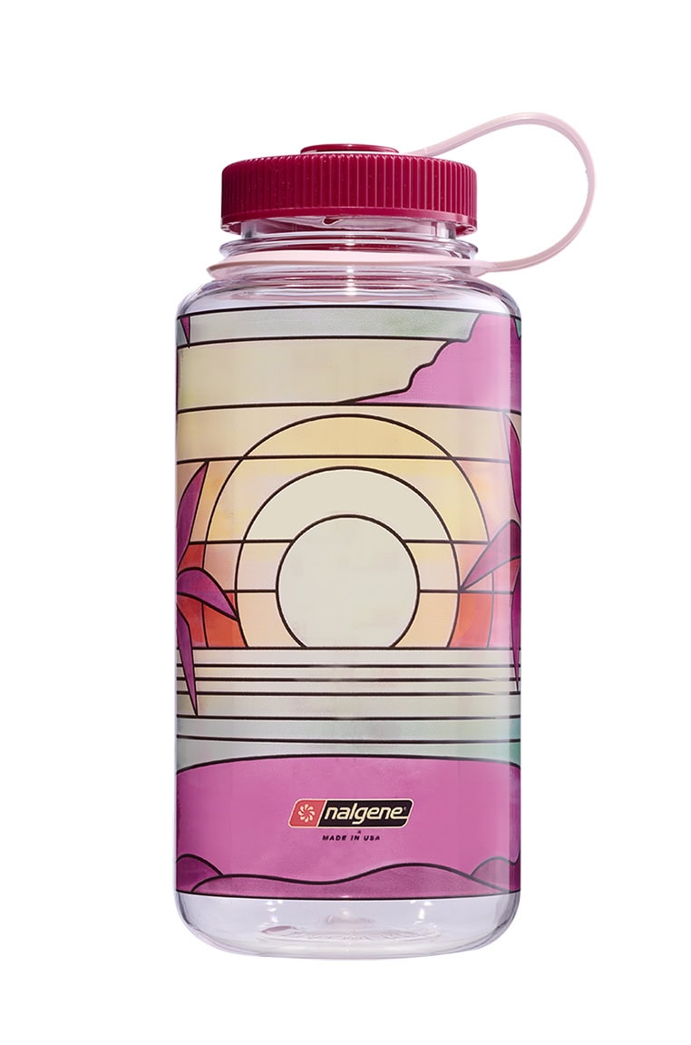 Nalgene product view: 32oz Wide Mouth Stained Glass Print Bottles J8 — 32oz Wide Mouth Stained Glass Print Bottles