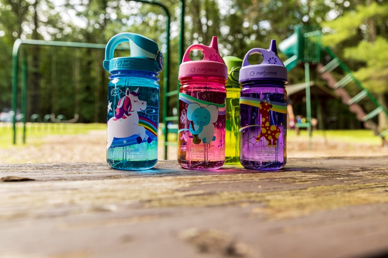 Nalgene product detail: 12oz Kids Grip-N-Gulp with Graphics P1 — 12oz Kids Grip-N-Gulp with Graphics