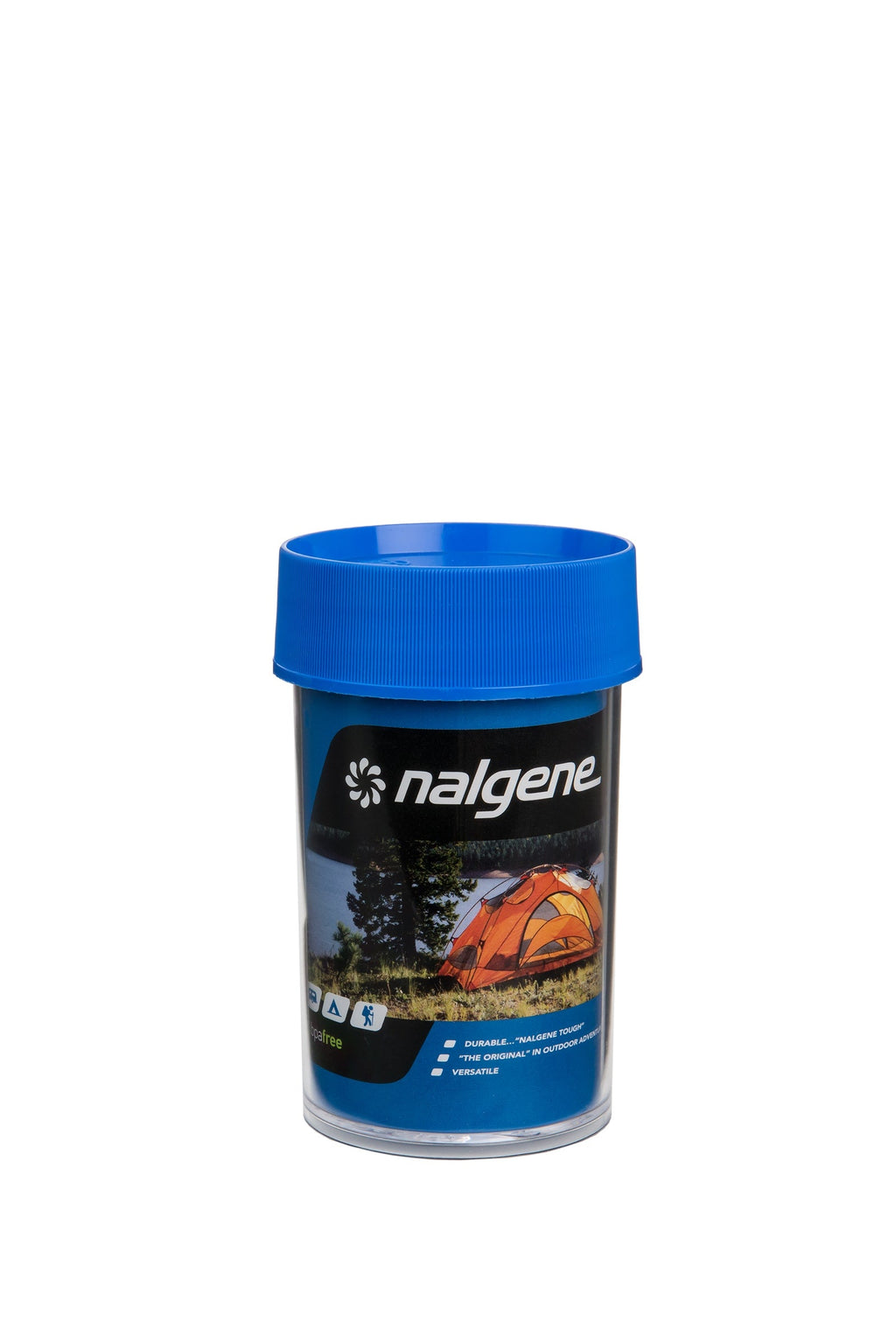 Nalgene product image: 8oz Storage Jar – Blue Lid J4 — 8oz Storage Jar – Blue Lid