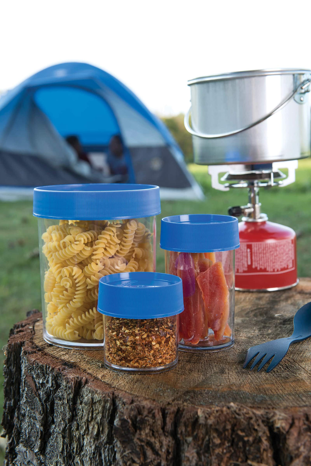 Nalgene product image: 32oz Storage Jar – Blue Lid U7 — 32oz Storage Jar – Blue Lid