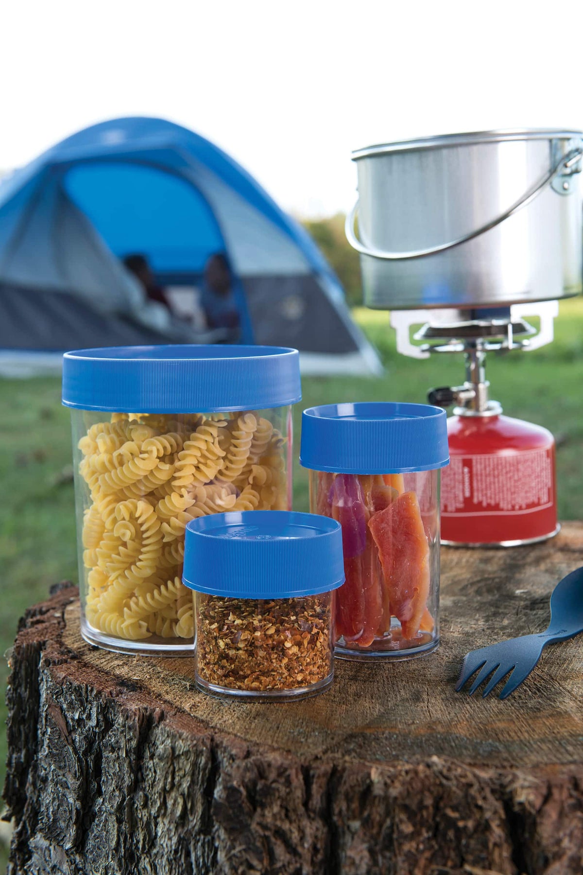 Nalgene product image: 32oz Storage Jar – Blue Lid U7 — 32oz Storage Jar – Blue Lid