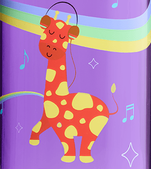 Nalgene product detail: 12oz Kids Grip-N-Gulp with Graphics M8 — 12oz Kids Grip-N-Gulp with Graphics