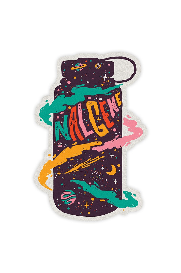 Galactic Nalgene Sticker — Galactic Nalgene Sticker Z4