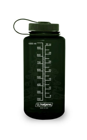 Nalgene product view: 32oz Wide Mouth “Public Lands: Forests Are for Us” Bottle B3 — 32oz Wide Mouth “Public Lands: Forests Are for Us” Bottle