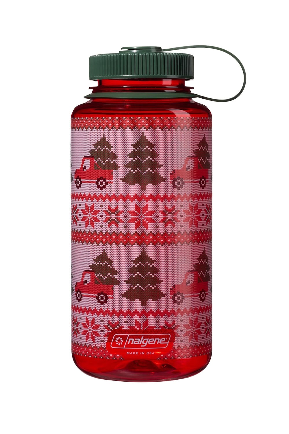 Nalgene product view: 32oz Wide Mouth Ugly Sweater Bottle I7 — 32oz Wide Mouth Ugly Sweater Bottle